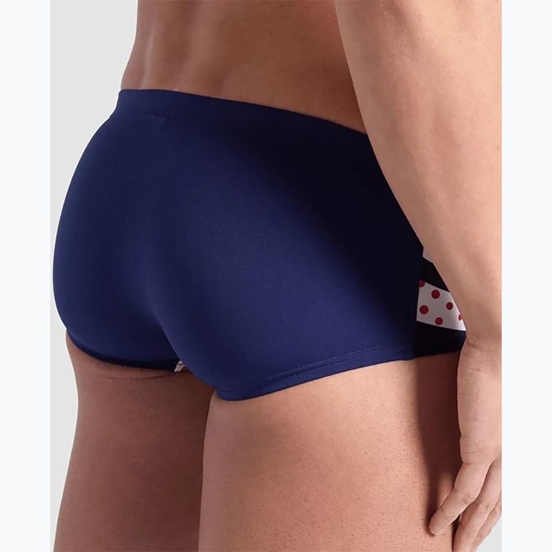 Vyriškos maudymosi trumpikės arena Multi Stripes Swim Low Waist Short navy multi 8