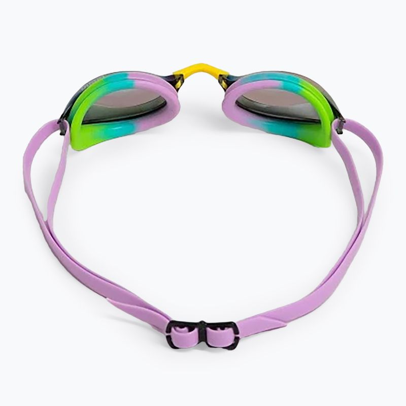 Plaukimo akiniai arena Python Mirror green/violet/green 3