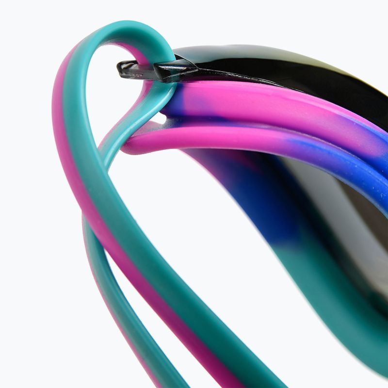 Plaukimo akiniai arena Python Mirror turquoise/water/fuchsia 8