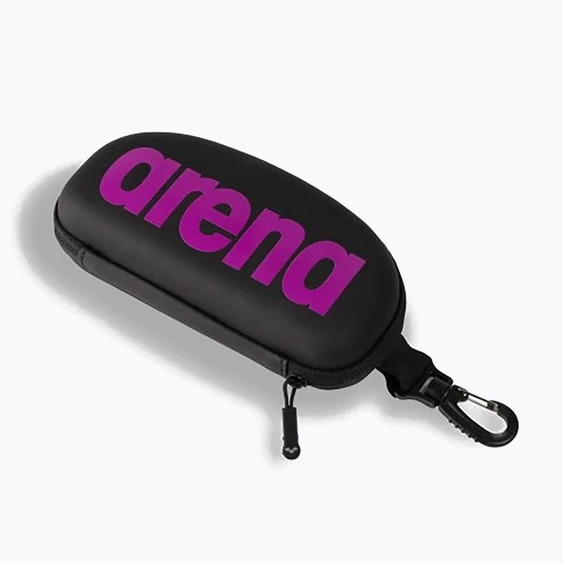 Plaukimo akinių dėklas arena Goggle Case black/purple/black