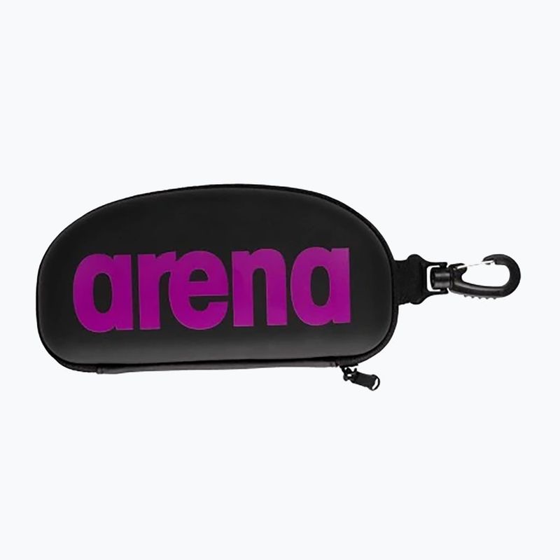 Plaukimo akinių dėklas arena Goggle Case black/purple/black 3