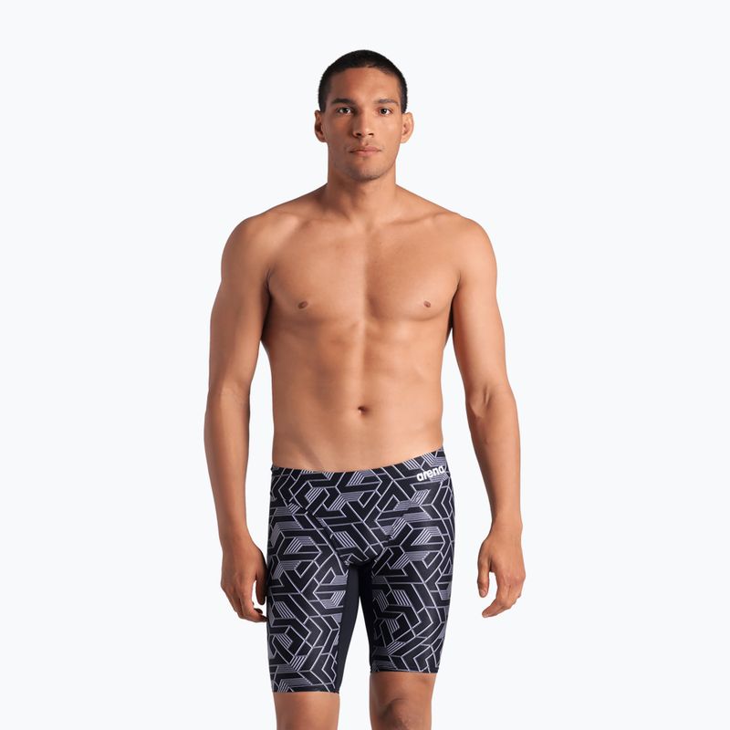 Vyriški plaukimo šortai arena Escape Swim Jammer black/team black 4