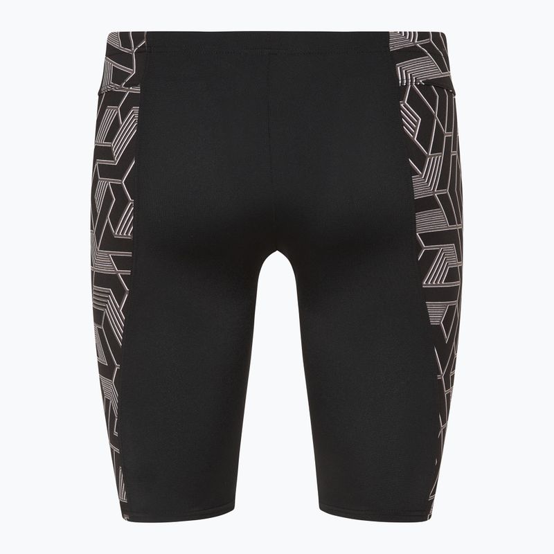 Vyriški plaukimo šortai arena Escape Swim Jammer black/team black 2