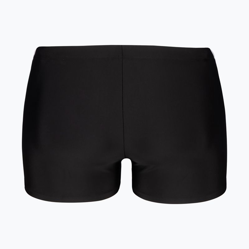 Vyriškos plaukimo trumpikės arena Stripe Swim Short black/white/multi 2