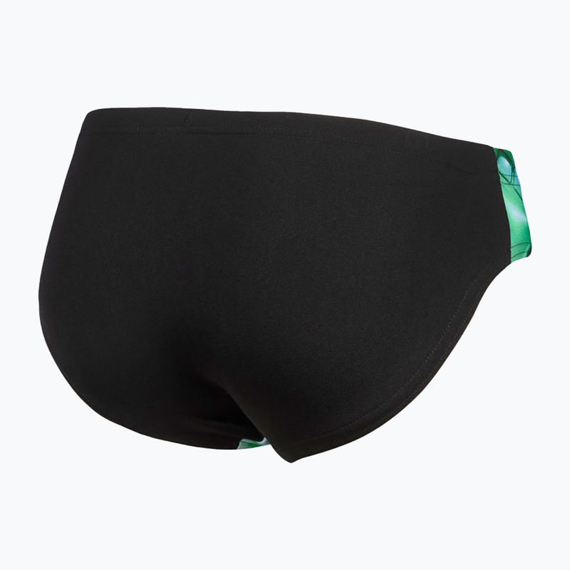 Vaikiškos plaukimo glaudės arena Foam Swim Briefs black/soft green multi 4