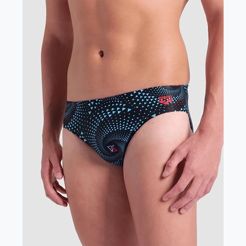 Vyriškos maudymosi kelnaitės arenaFireflow Swim Briefs black multi 7