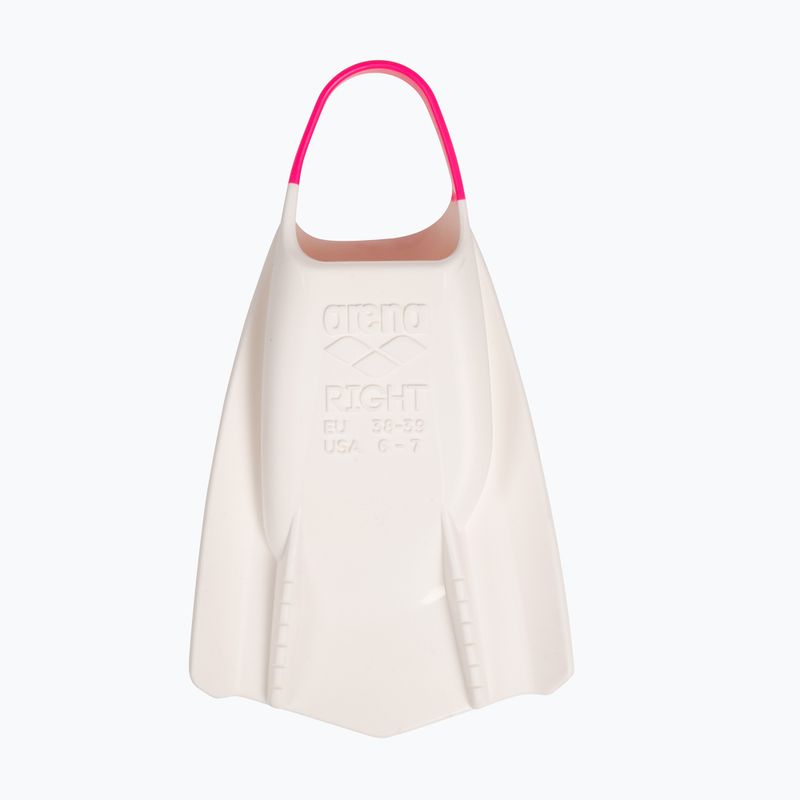 Plaukimo pelekai Arena Powerfin Pro II white/shocking pink 3