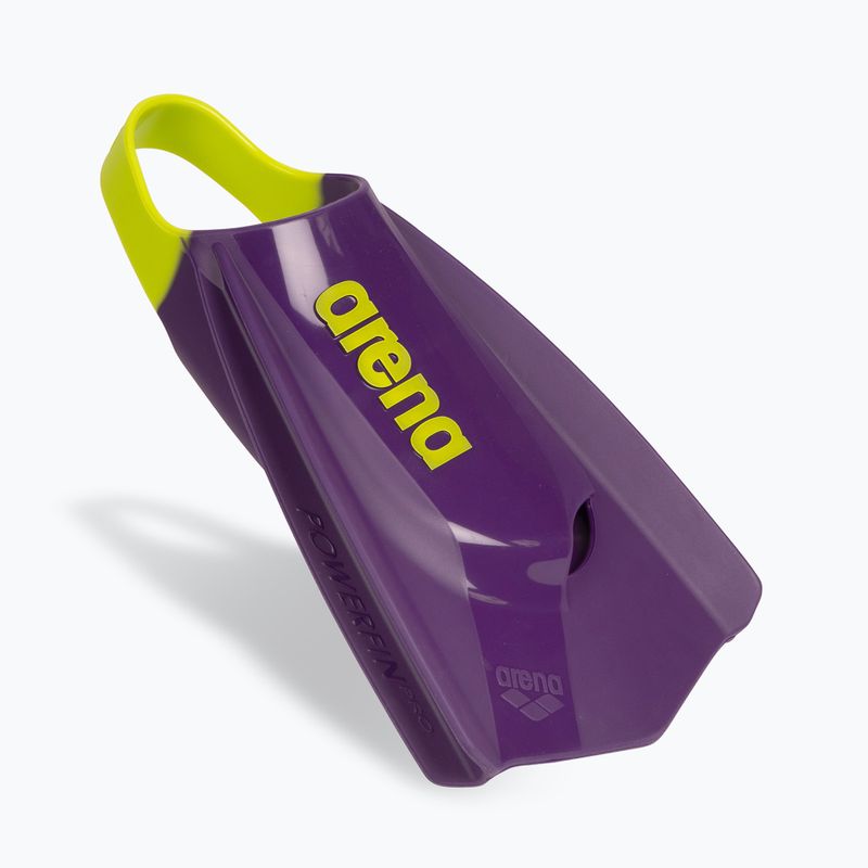Plaukimo pelekai Arena Powerfin Pro II plum/artic lime 2