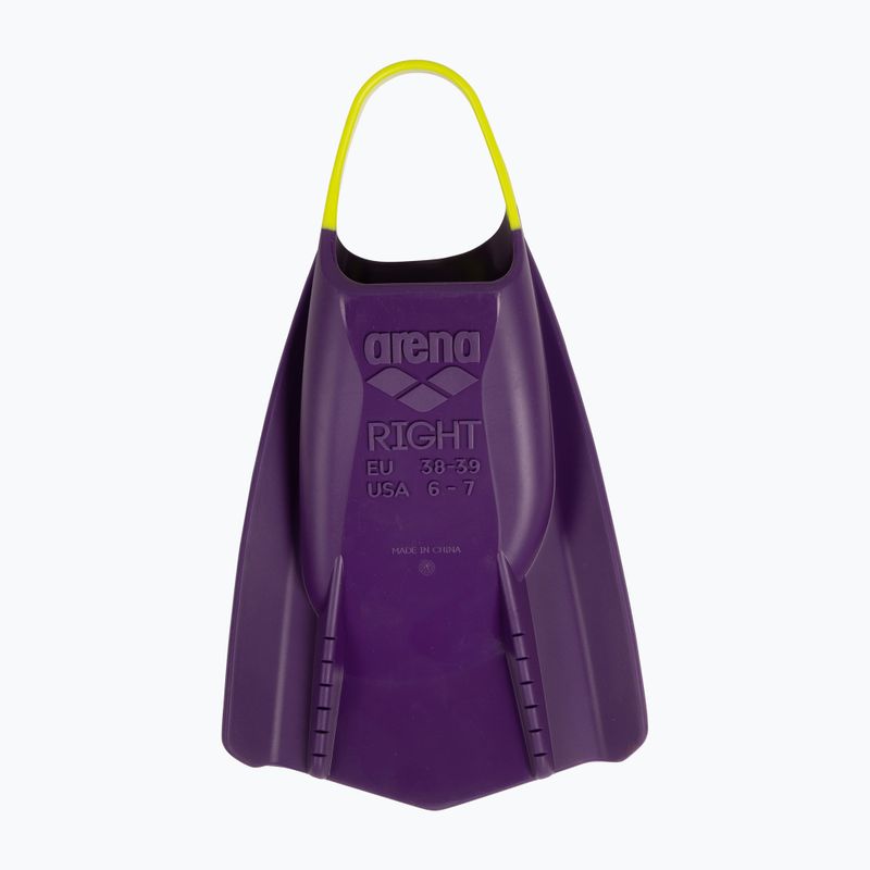 Plaukimo pelekai Arena Powerfin Pro II plum/artic lime 3