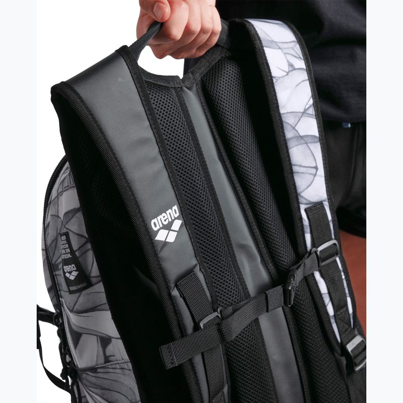 Arena Fastpack 3.0 Allover 40 l plaukimo kuprinė su jūros dugnu 6