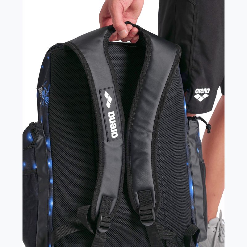 Arena Spiky III 45 l Allover aqua plaukimo kuprinė 6