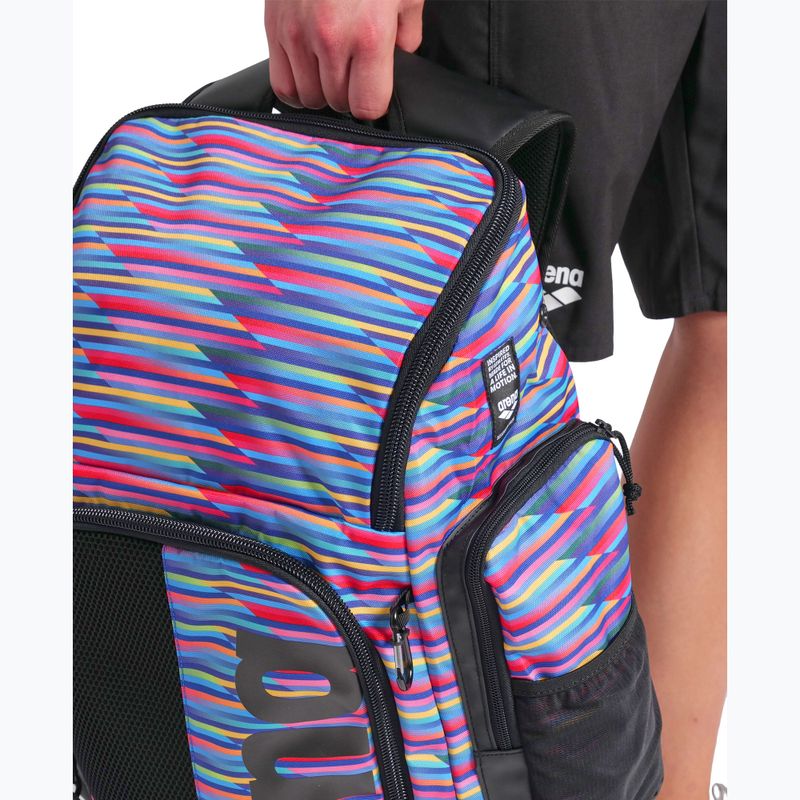 Plaukimo kuprinė arena Spiky III 45 l Allover racing stripes 5
