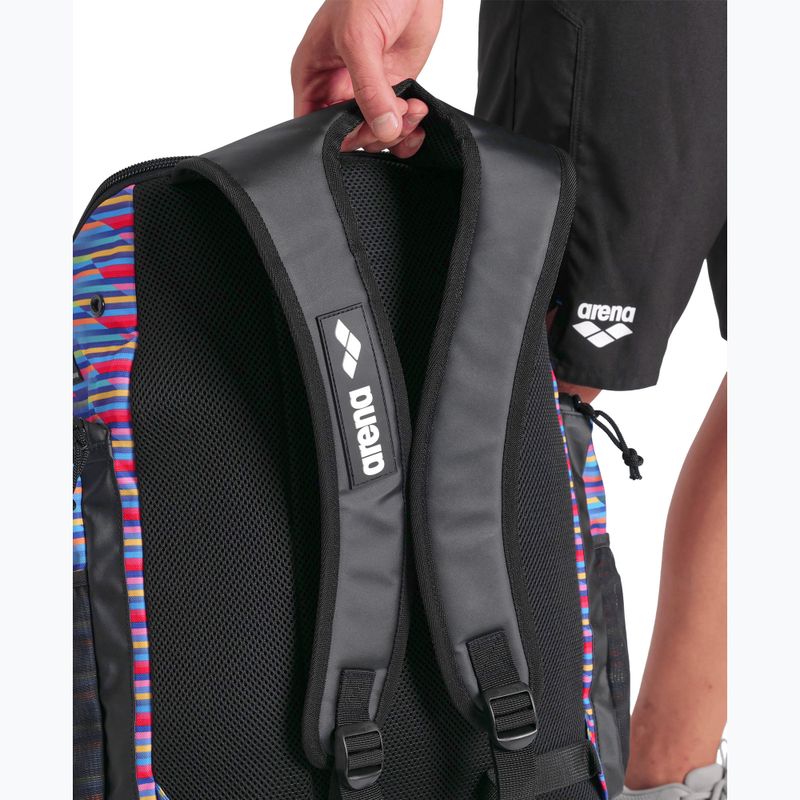 Plaukimo kuprinė arena Spiky III 45 l Allover racing stripes 6