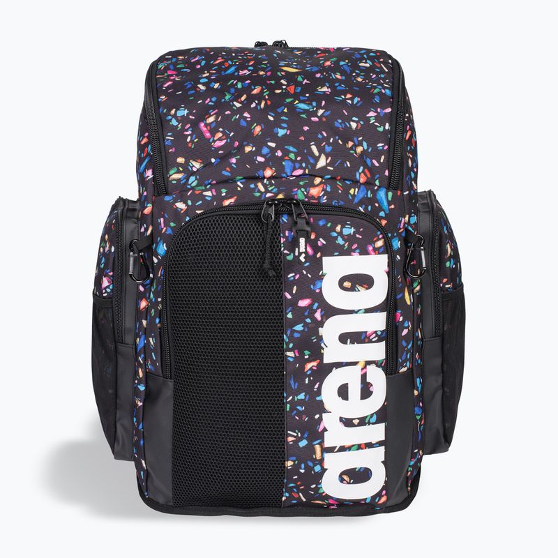 Arena Spiky III 45 l Allover confetti black plaukimo kuprinė