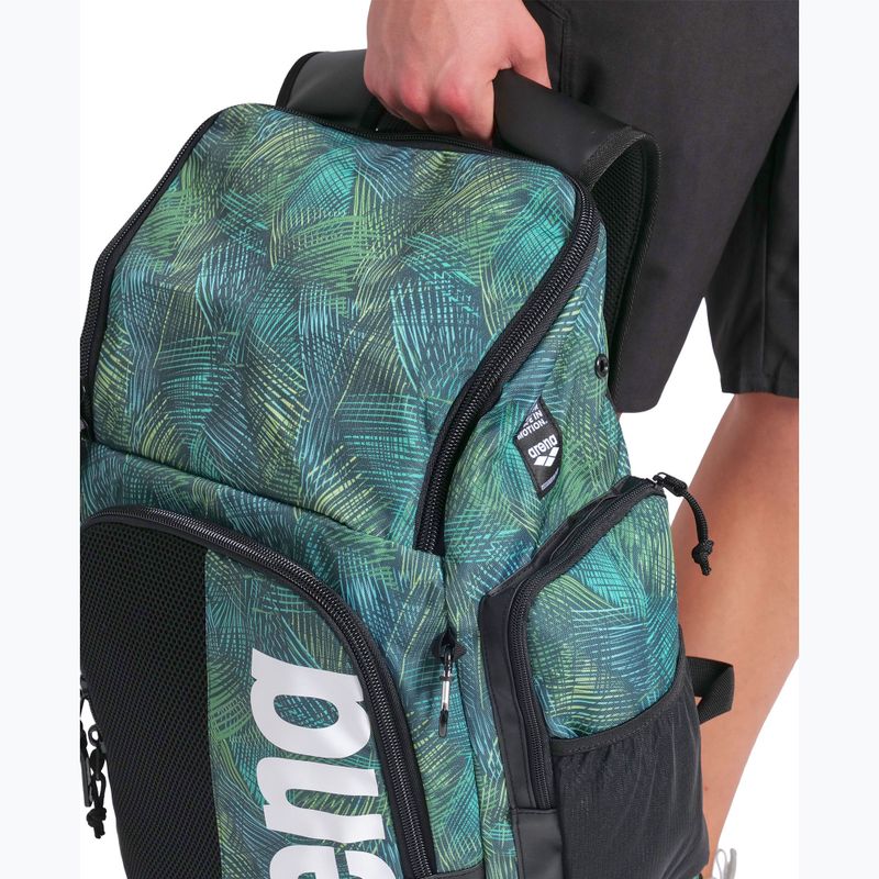 Arena Spiky III 45 l plaukimo kuprinė Allover team energy green 5