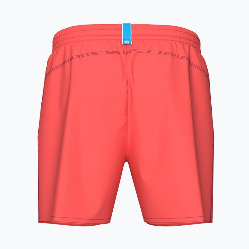 Vyriški maudymosi šortai arena Bywayx R calypso coral/dark purple 2