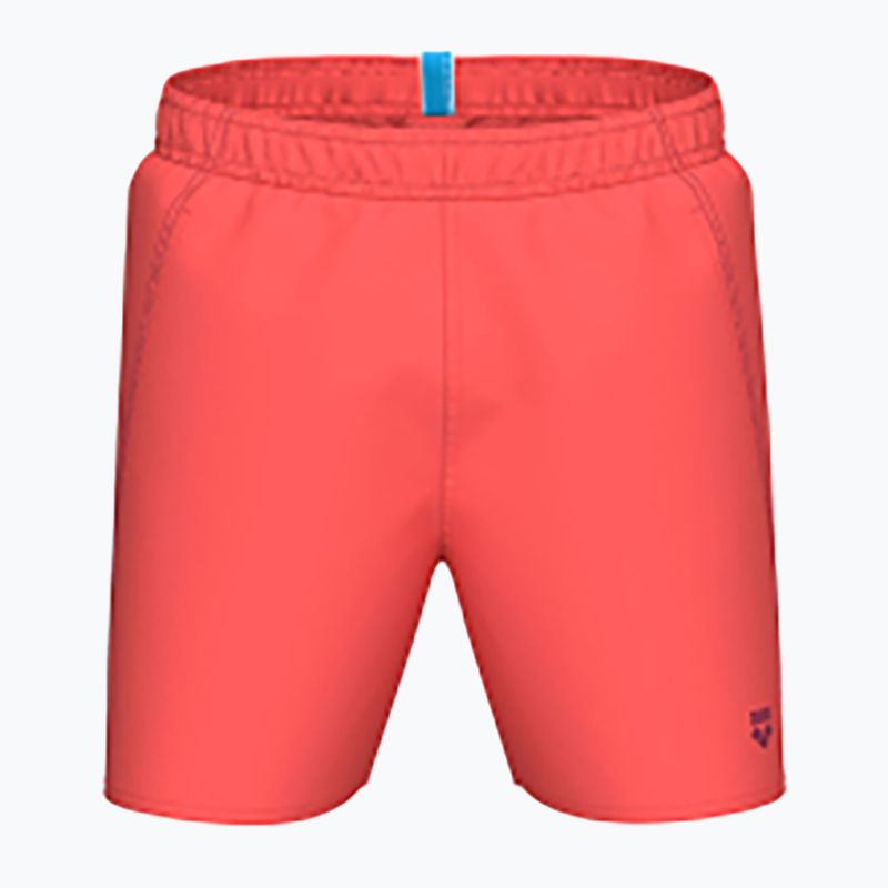 Vyriški maudymosi šortai arena Fundamentals Boxer R dark purple/calypso coral