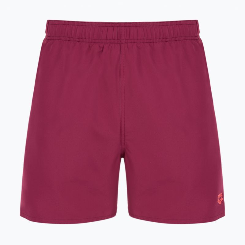 Vyriški maudymosi šortai arena Fundamentals Boxer R dark purple/calypso coral