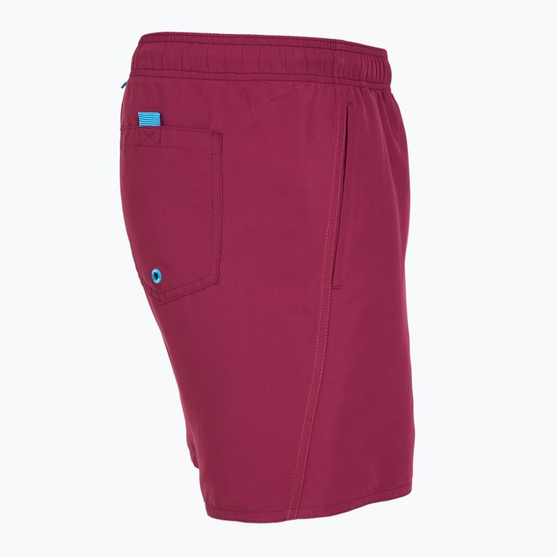 Vyriški maudymosi šortai arena Fundamentals Boxer R dark purple/calypso coral 4