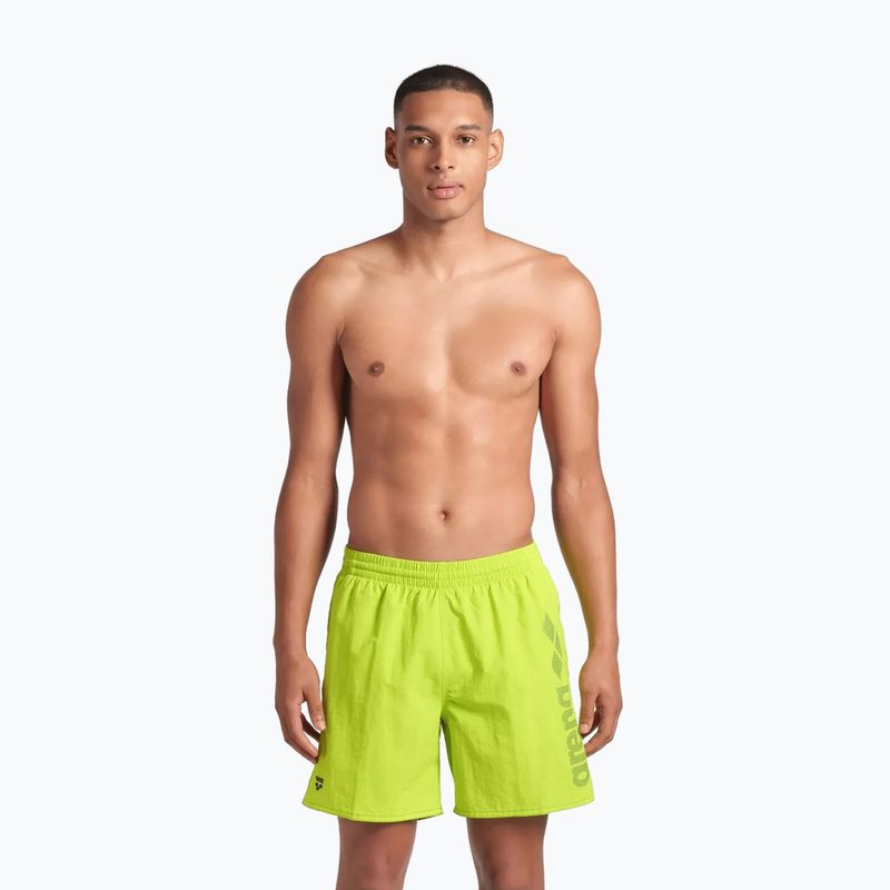 Vyriški maudymosi šortai arena Fundamentals Arena Logo Boxer R artic lime/mangrove 3