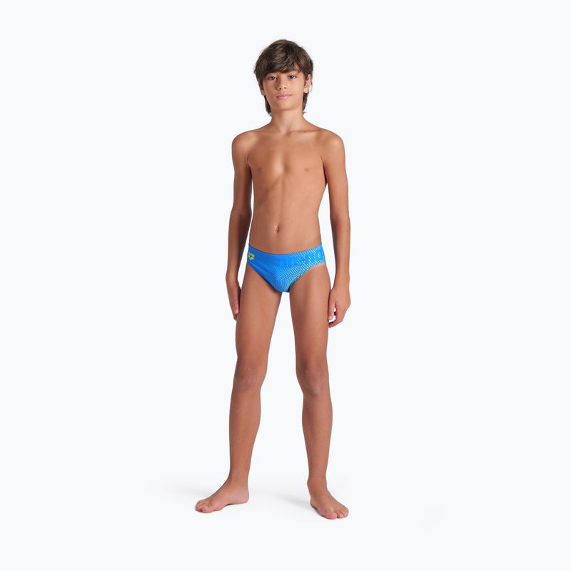 Vaikiškos plaukimo glaudės arena Dim Light Swim Briefs blue china/artic lime 5