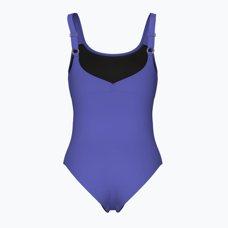 Moteriškas vientisas maudymosi kostiumėlis arena Ginevra Wing Back violet 2