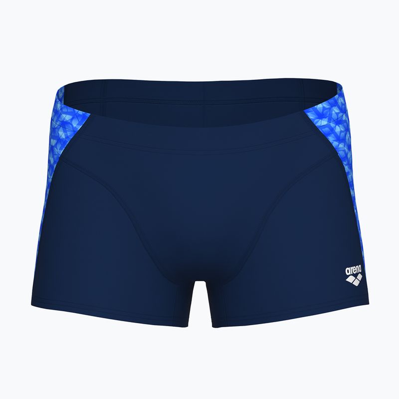 Vyriškos maudymosi trumpikės arena Monogram Swim Short navy/blue mutlti