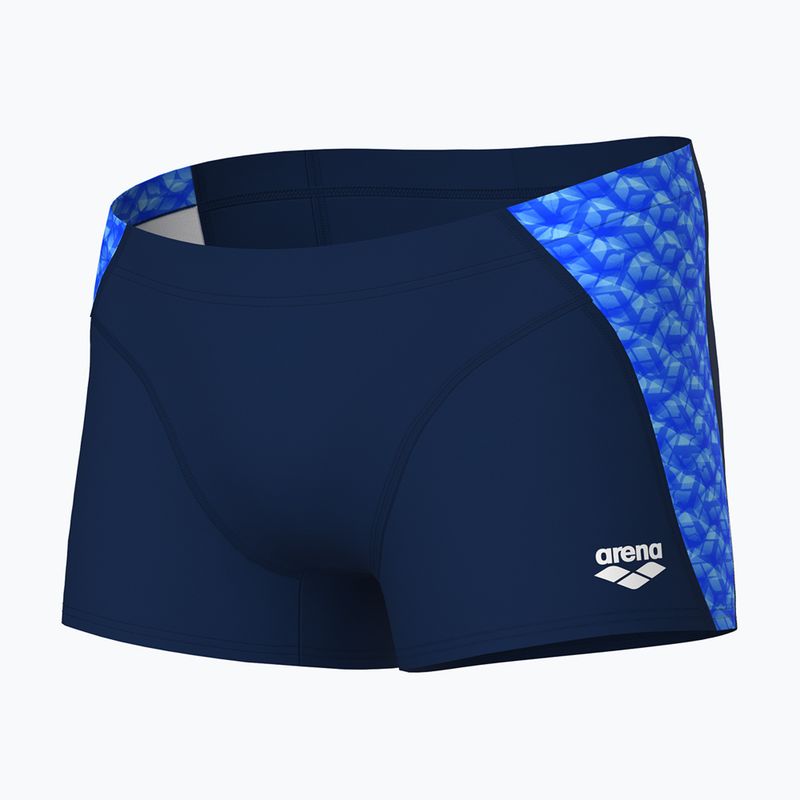 Vyriškos maudymosi trumpikės arena Monogram Swim Short navy/blue mutlti 3