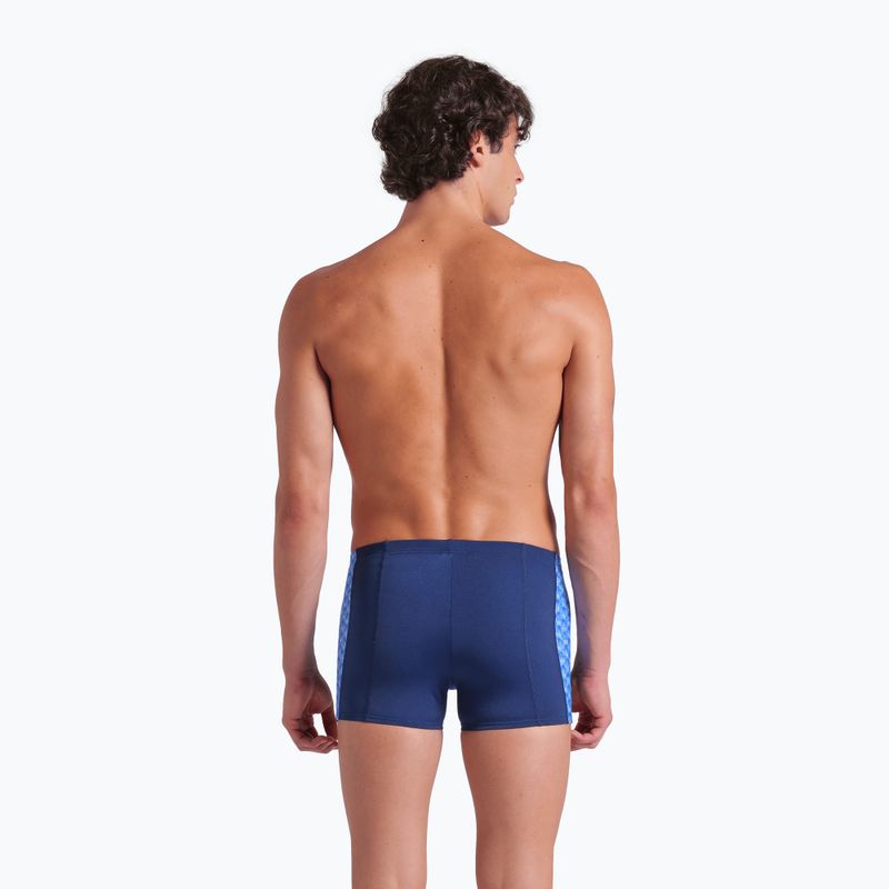 Vyriškos maudymosi trumpikės arena Monogram Swim Short navy/blue mutlti 6