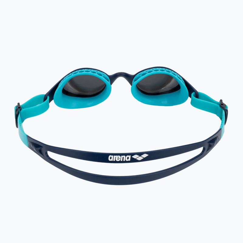 Vaikiški plaukimo akiniai arena Air Jr Mirror silver/navy/water 4