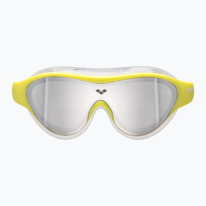 Vaikiški plaukimo akiniai arena The One Mirror Jr silver/soft green/blue cosmo 4