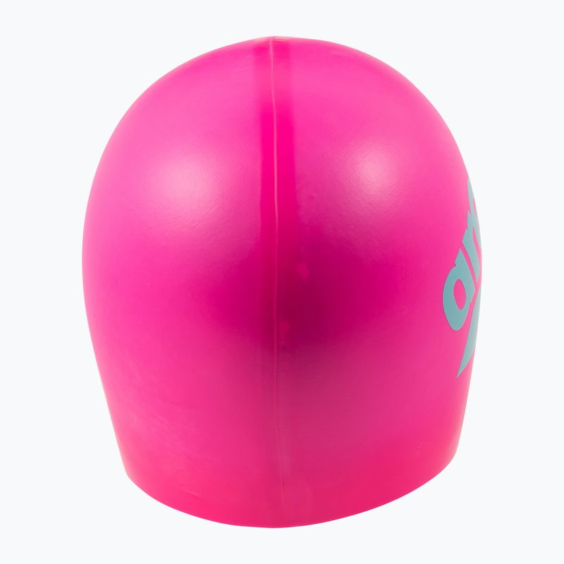 Plaukimo kepuraitė arena Big Logo shocking pink/water 5