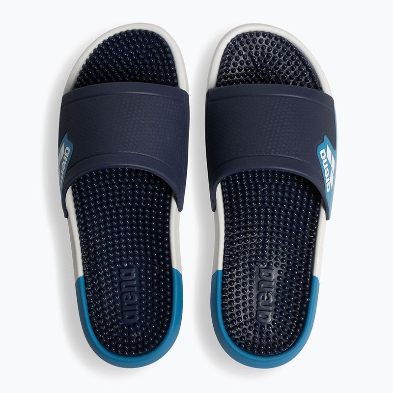 Šlepetės arena Marco Active navy/white/turquoise 3