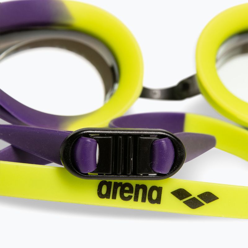 Plaukimo akiniai arena Tracks Mirror violet/plum/artic lime 6