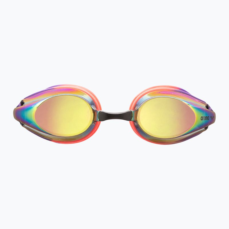 Plaukimo akiniai arena Tracks Mirror copper/plum/bright coral 4