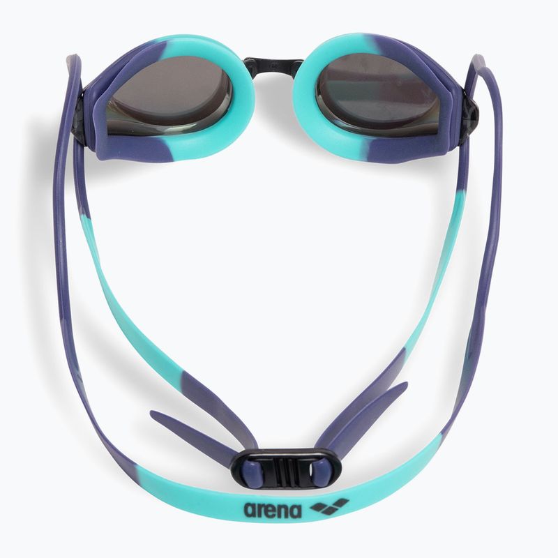 Plaukimo akiniai arena Tracks Mirror turquoise/future dusk/water 3
