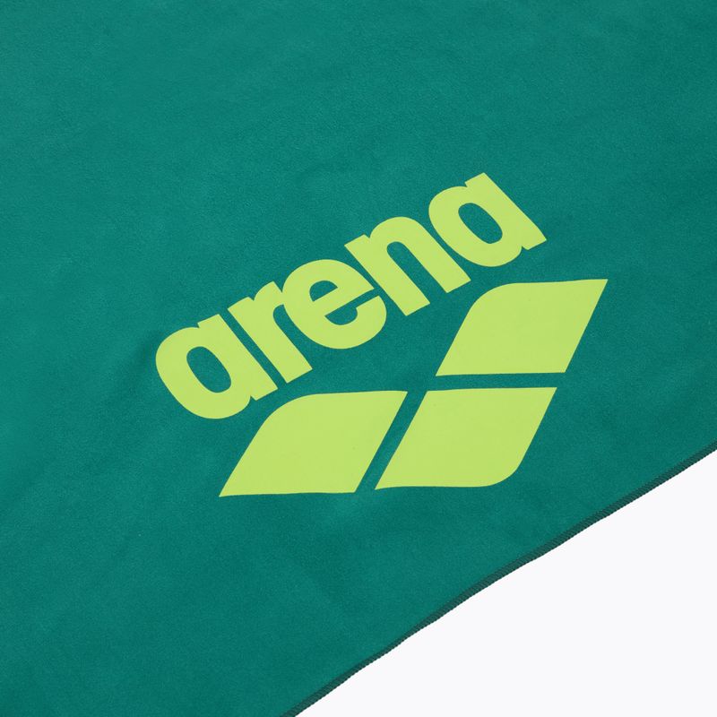 Greitai džiūstantis rankšluostis arena Microfiber dark sage/artic lime 2