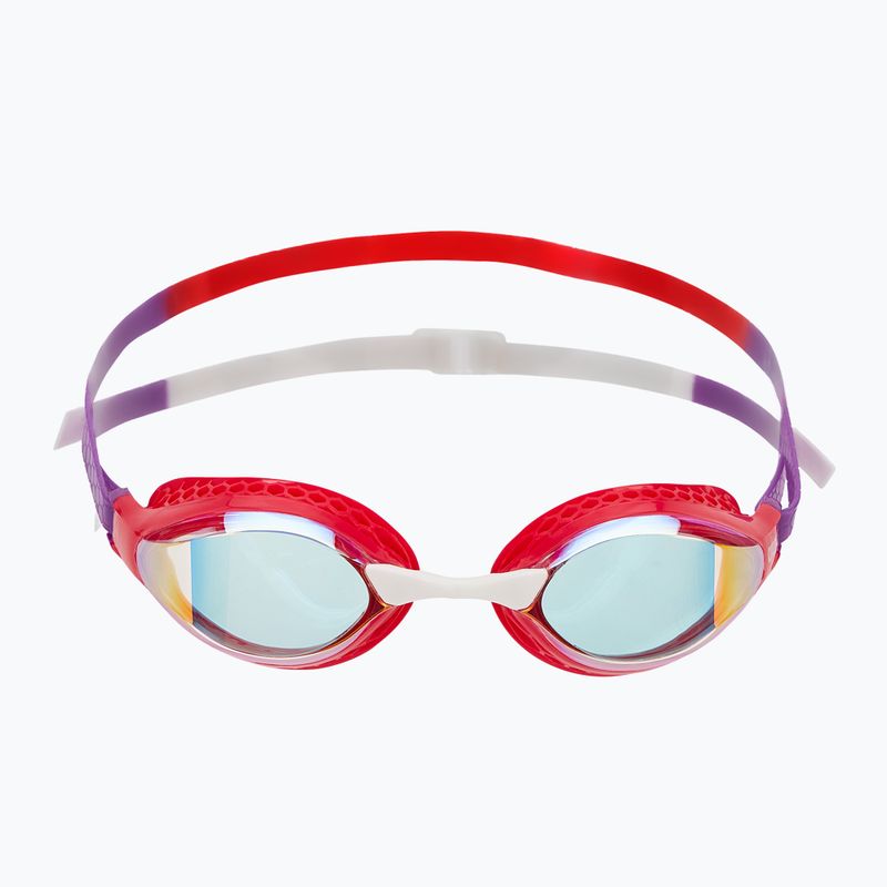 Plaukimo akiniai arena Air-Speed Mirror yellow copper/bright coral/plum 2