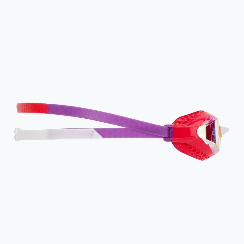 Plaukimo akiniai arena Air-Speed Mirror yellow copper/bright coral/plum 3