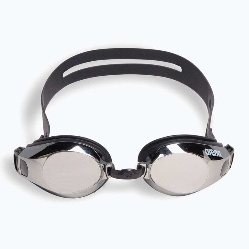 Plaukimo akiniai arena Zoom X-Fit Mirror silver/black/black 2