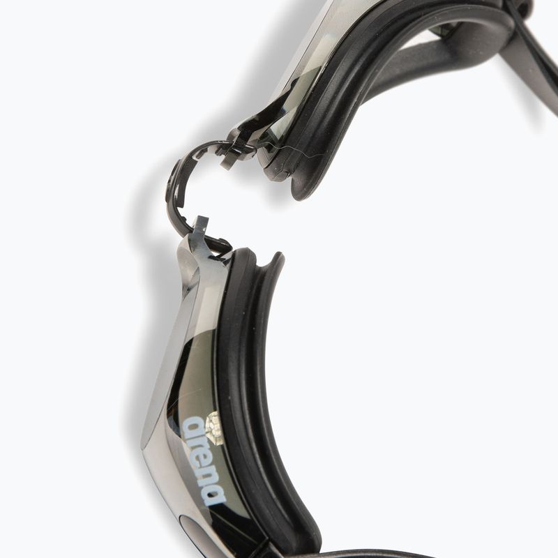 Plaukimo akiniai arena Zoom X-Fit Mirror silver/black/black 5