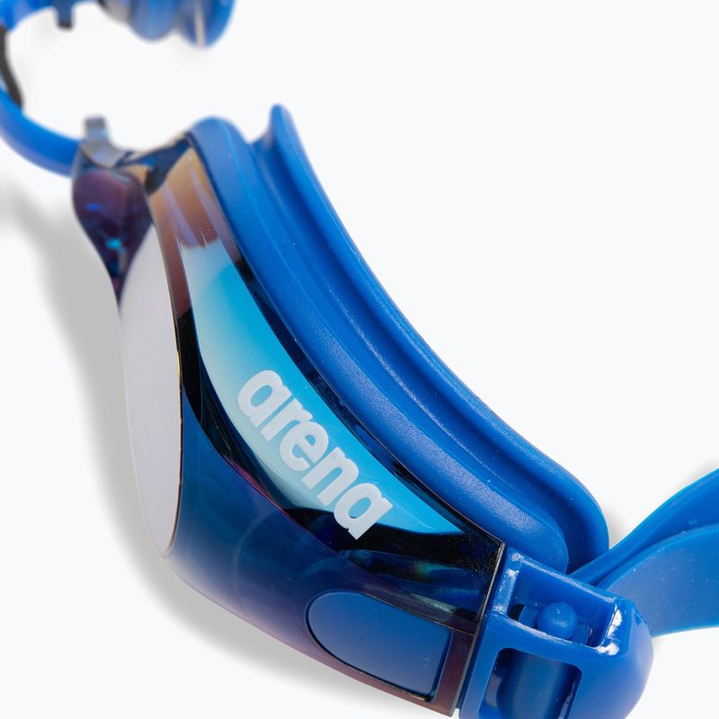 Plaukimo akiniai arena Zoom X-Fit Mirror blue/blue/blue 6