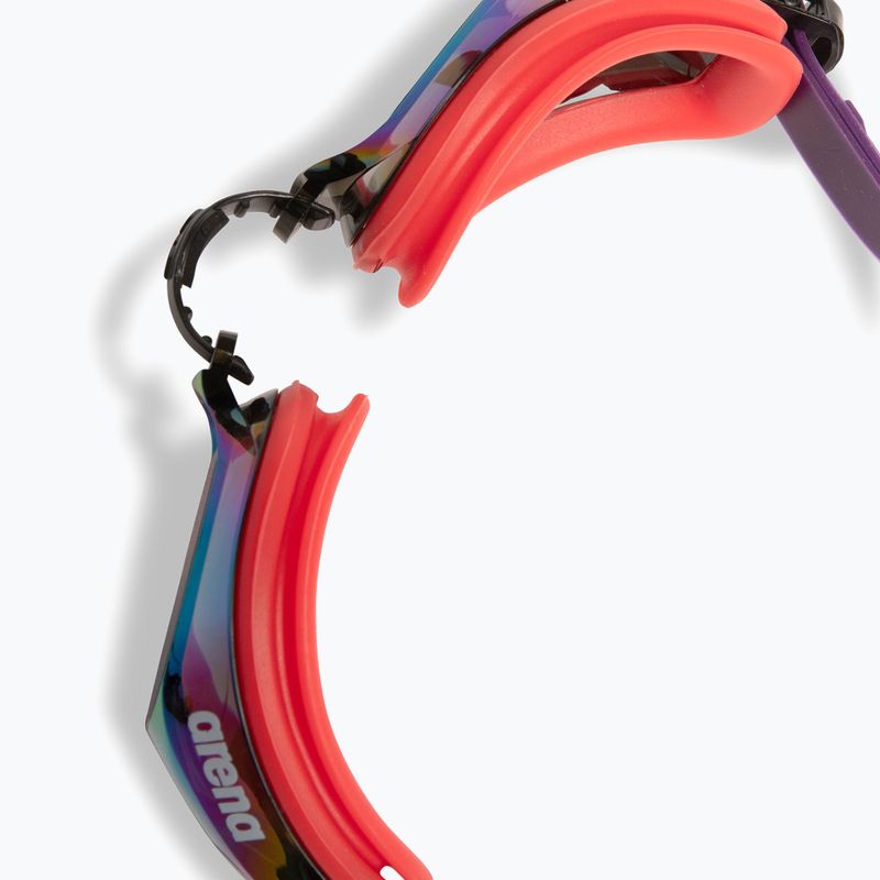 Plaukimo akiniai arena Zoom X-Fit Mirror copper/bright coral/plum 6
