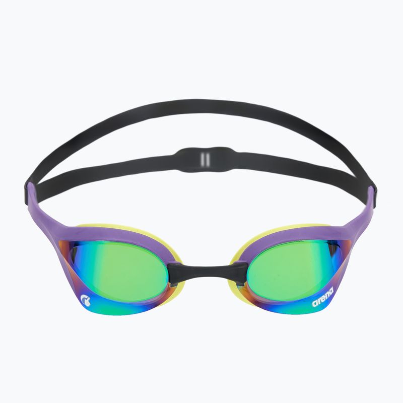Plaukimo akiniai arena Cobra Ultra Swipe Mirror emerald/plum/cyber lime 2
