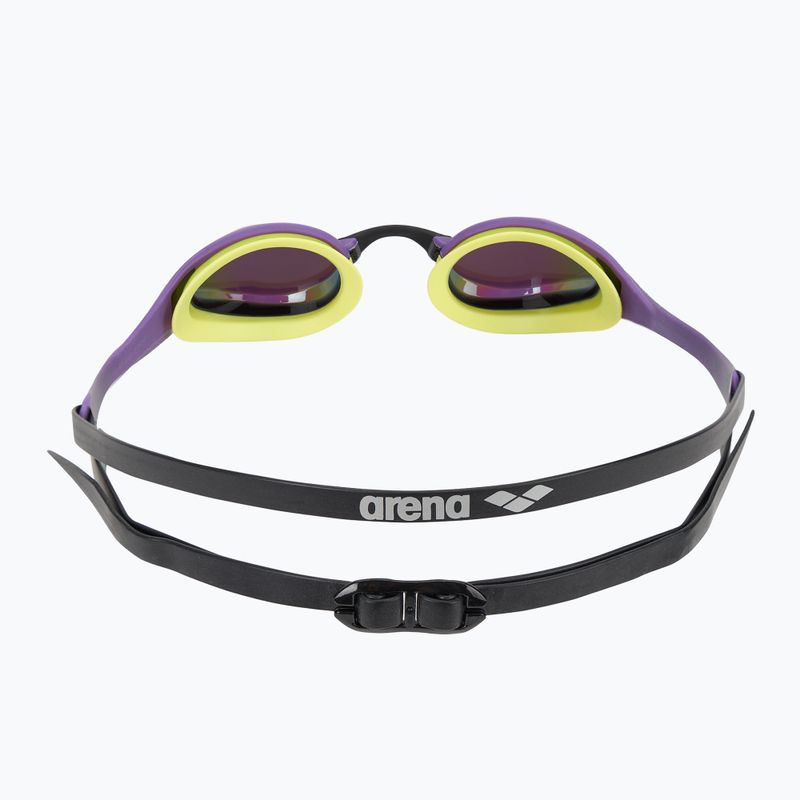 Plaukimo akiniai arena Cobra Ultra Swipe Mirror emerald/plum/cyber lime 4
