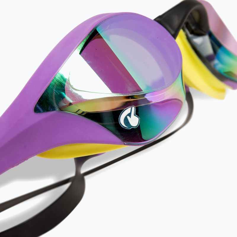 Plaukimo akiniai arena Cobra Ultra Swipe Mirror emerald/plum/cyber lime 5