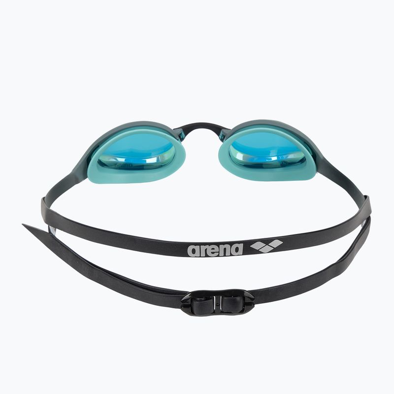 Plaukimo akiniai arena Cobra Ultra Swipe Mirror aqua/sage/peacock 4