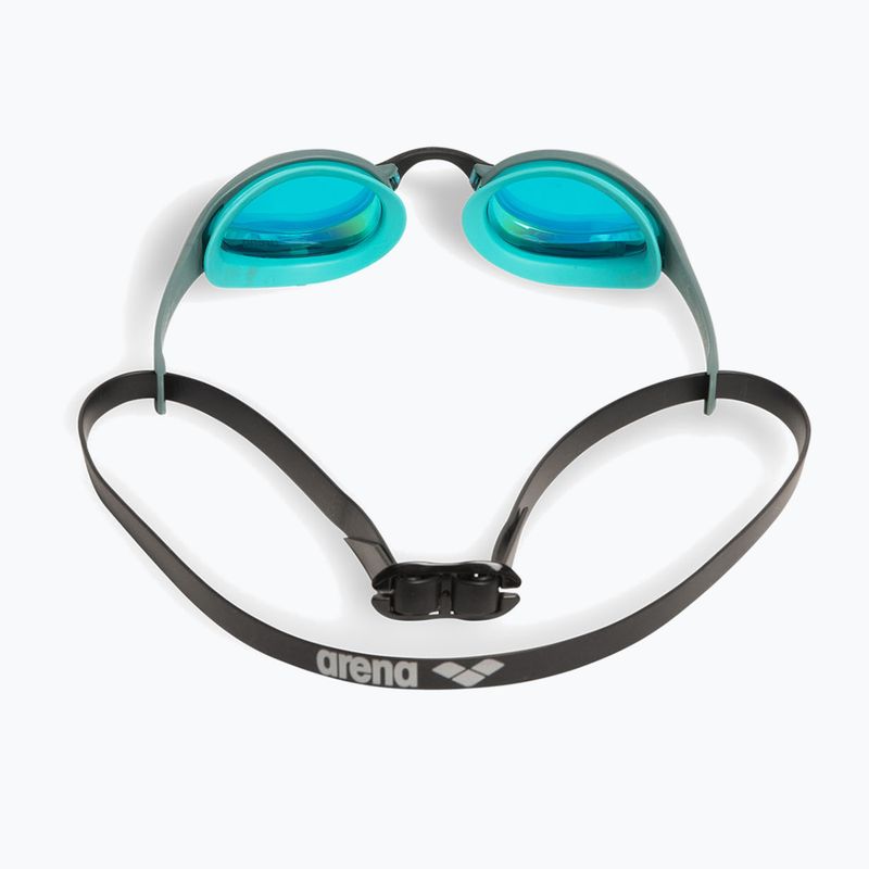 Plaukimo akiniai arena Cobra Ultra Swipe Mirror aqua/sage/peacock 3