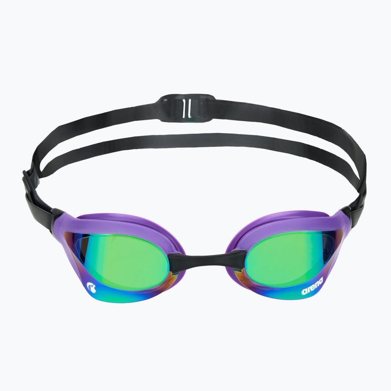 Plaukimo akiniai arena Cobra Swipe Mirror emerald/plum/black 2
