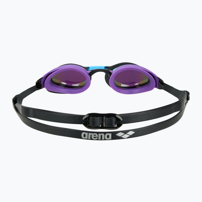 Plaukimo akiniai arena Cobra Swipe Mirror emerald/plum/black 4
